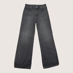 Lauren Ralph Lauren Wide Leg Jeans Black Wash Women’s Size 8 Relaxed Denim